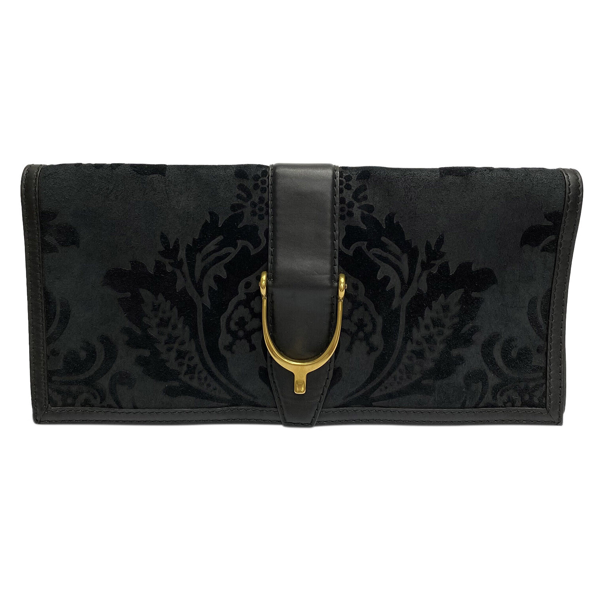 Clutch Gucci Stirrup Brocada