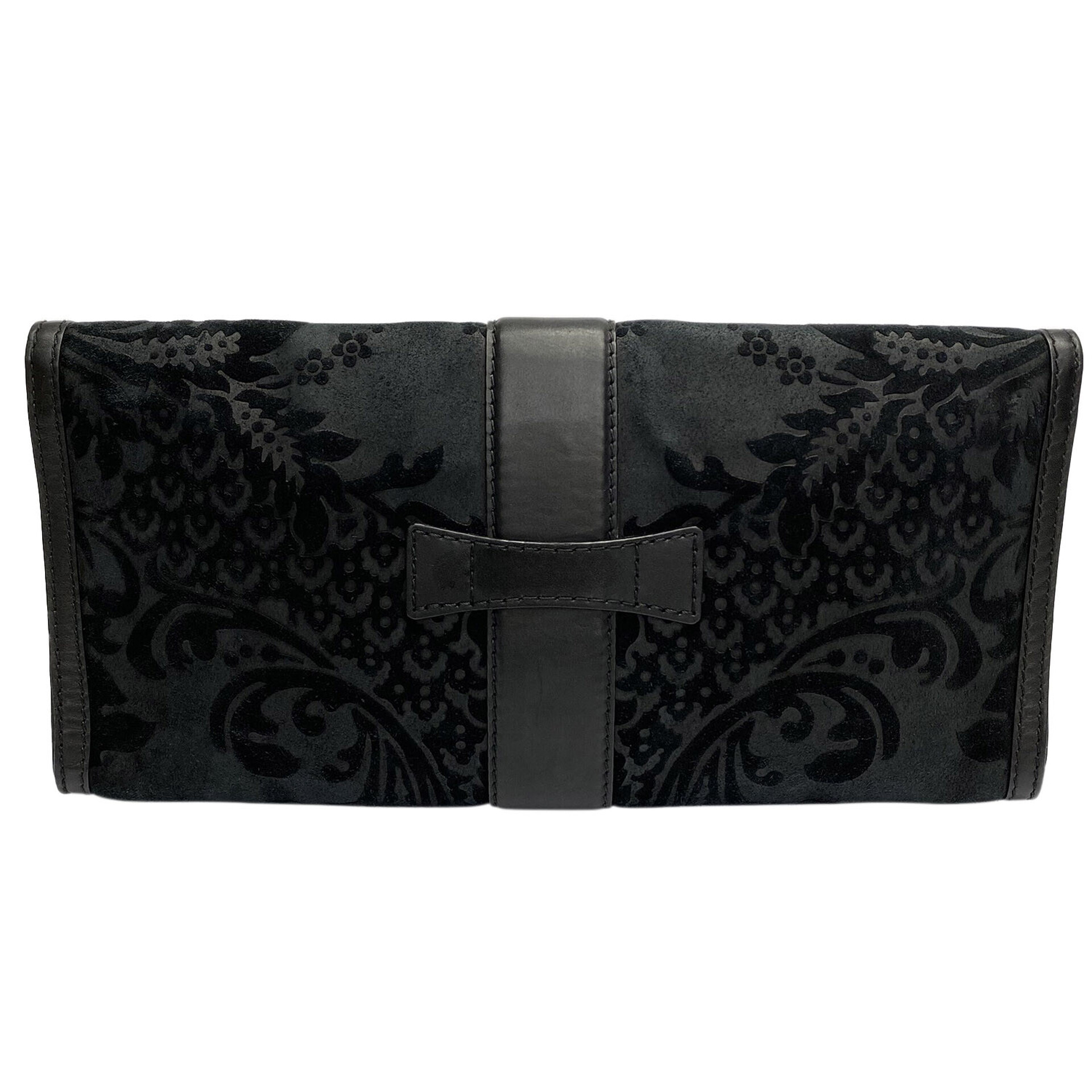 Clutch Gucci Stirrup Brocada