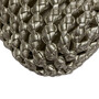 Bolsa Miu Miu Macramê Couro Metalizado