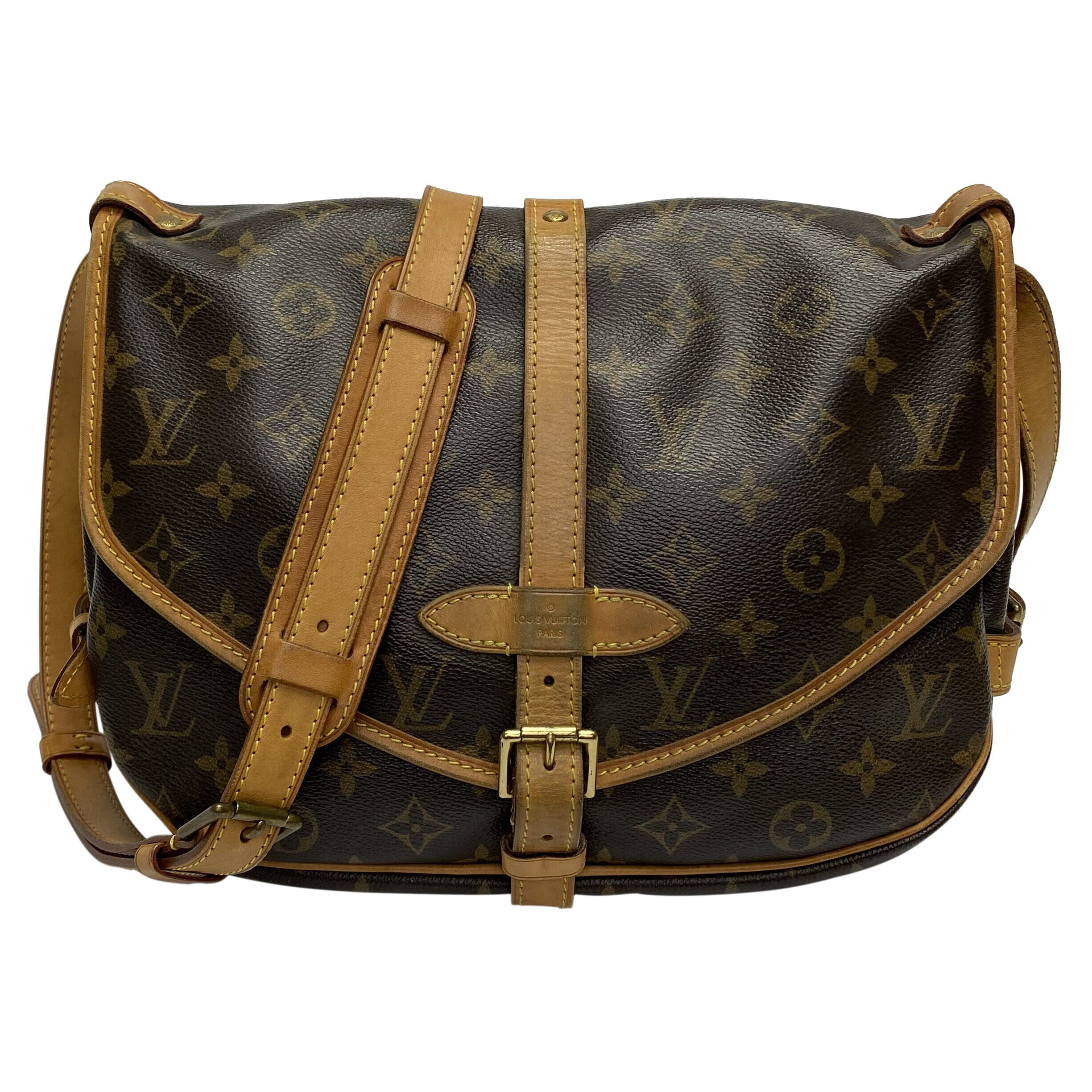 Bolsa Louis Vuitton Saumur Monograma
