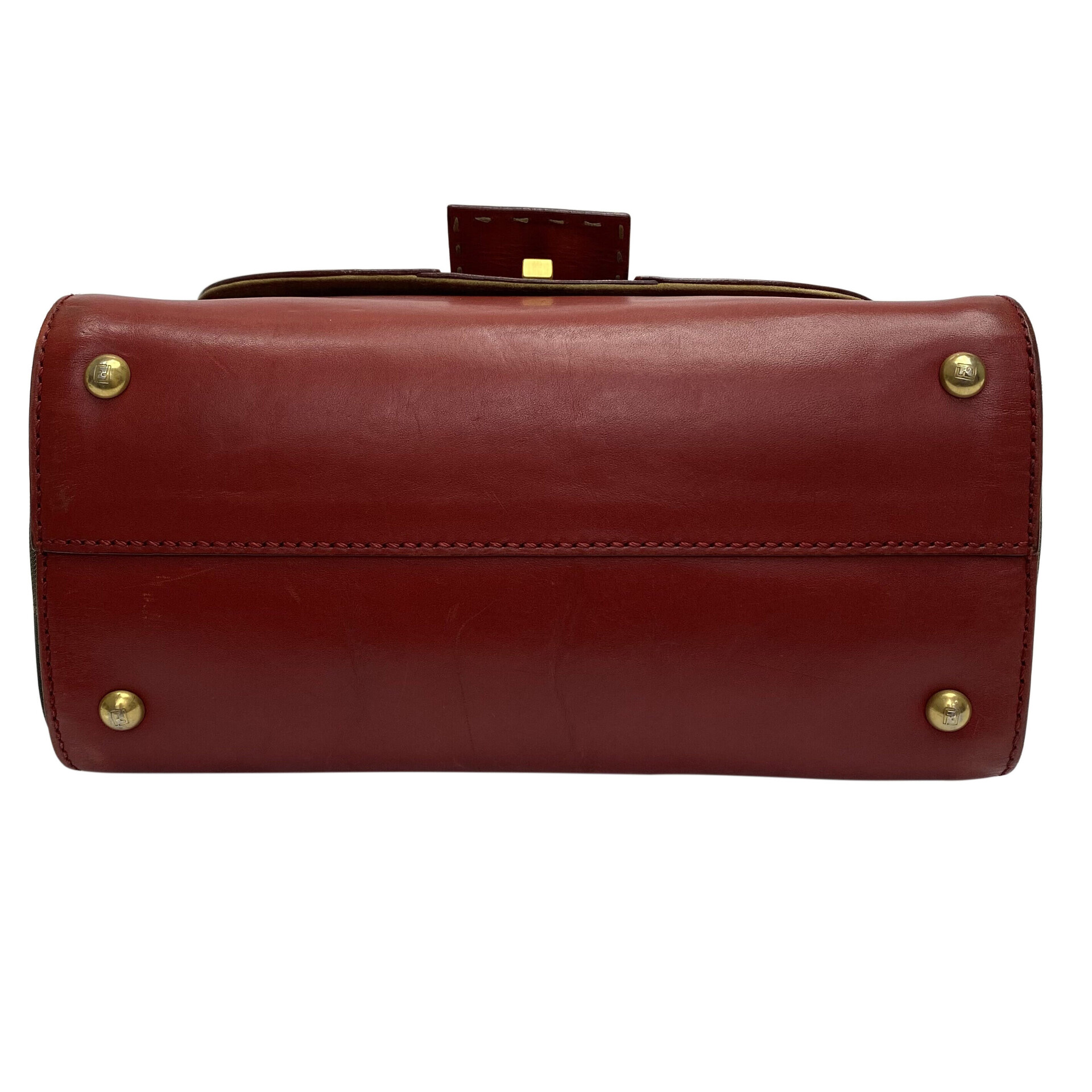 Bolsa Fendi Silvana Couro Vermelho