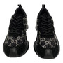 Tênis Gucci Run GG Crystais Preto