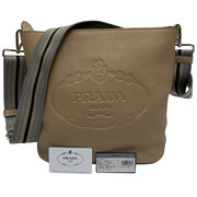 Bolsa Prada Couro Bege