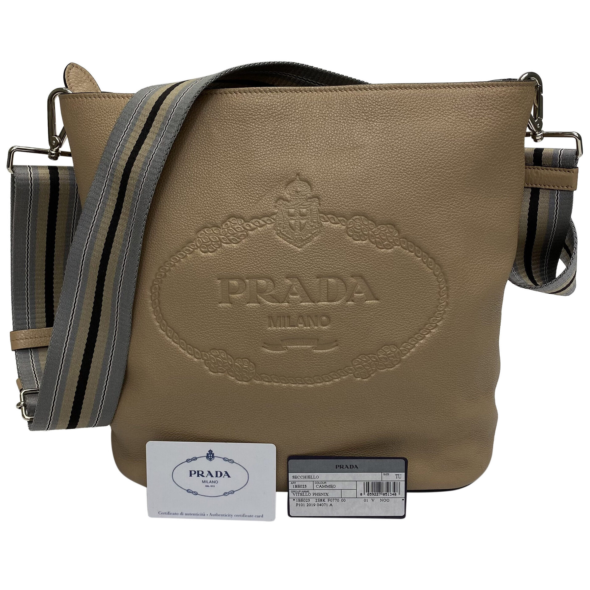 Bolsa Prada Couro Bege