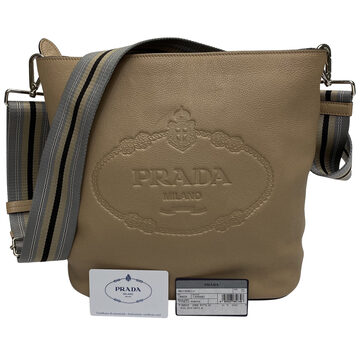 Bolsa Prada Couro Bege