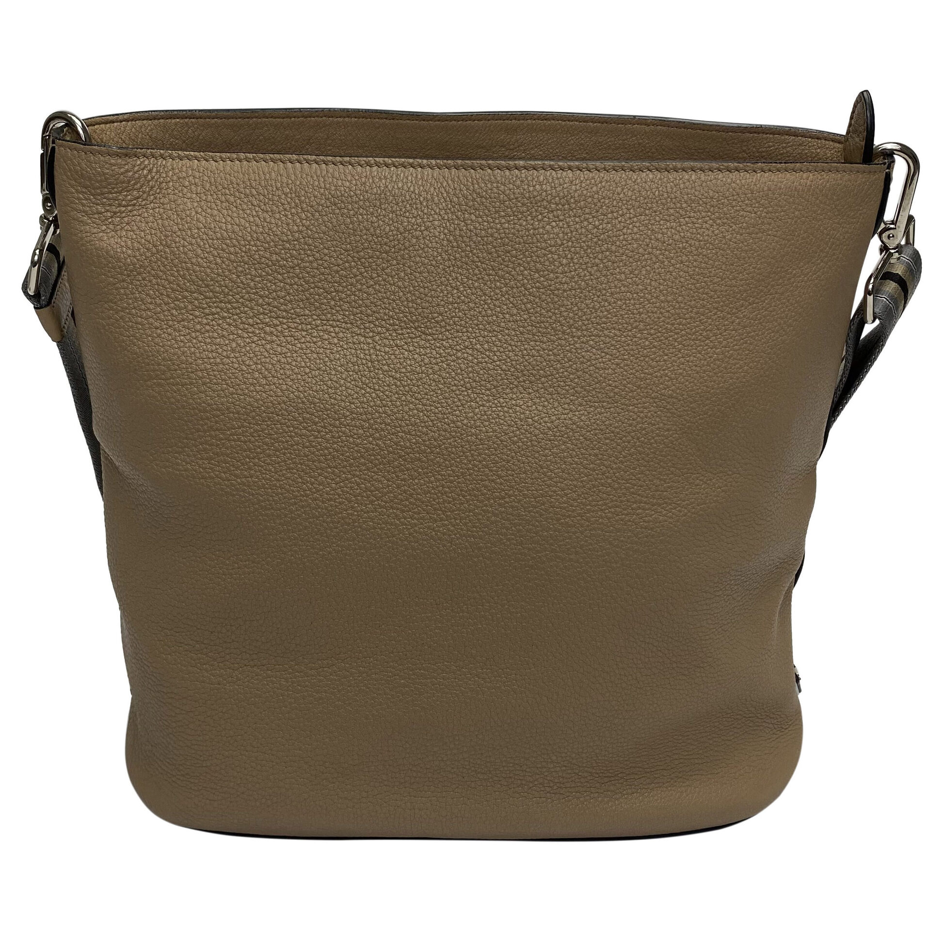 Bolsa Prada Couro Bege