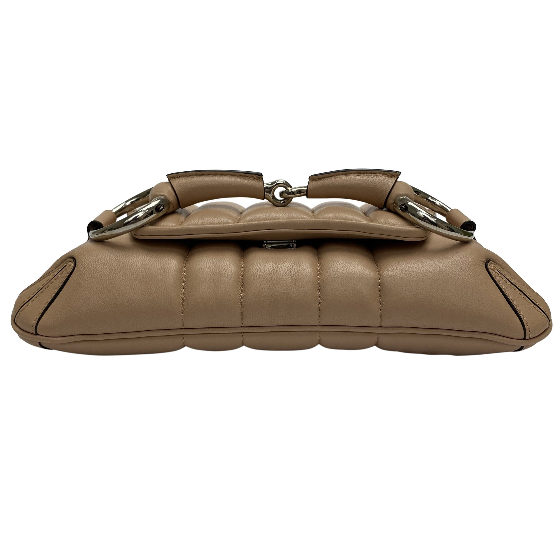 Bolsa Gucci Horsebit Chain Nude