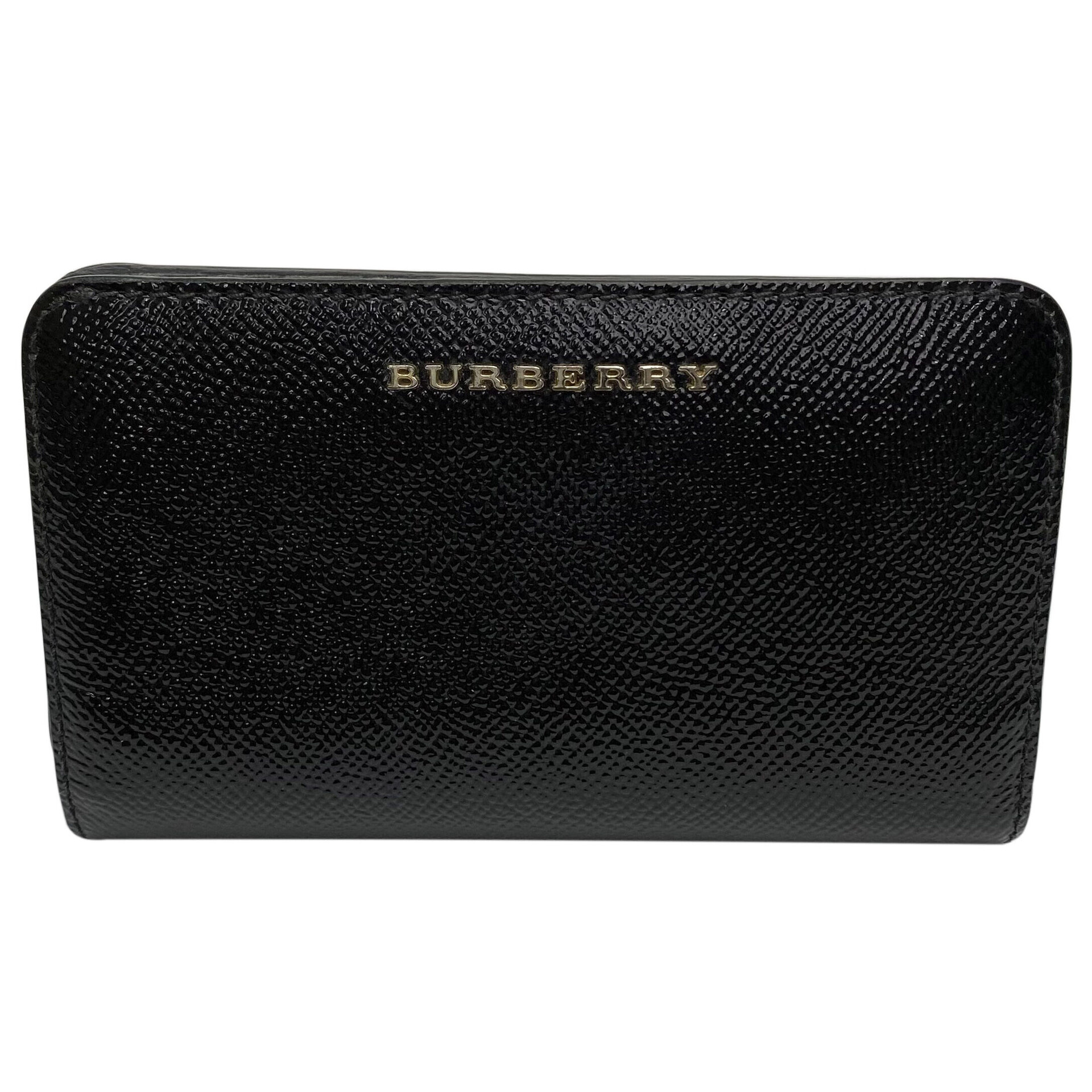 Carteira Burberry Couro Preto
