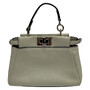 Bolsa Fendi Micro Peekaboo Off White