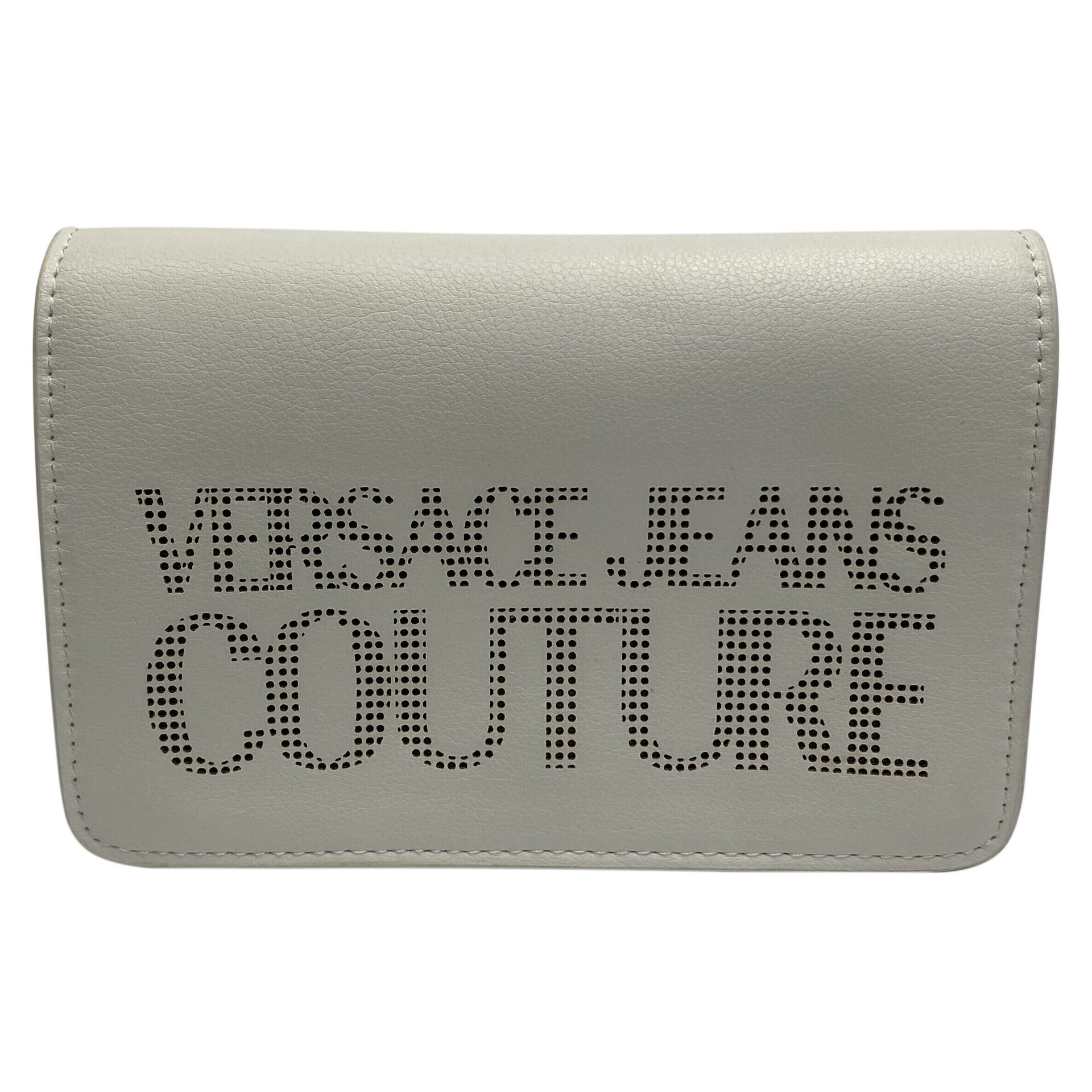 Bolsa Versace Jeans Couro Branco