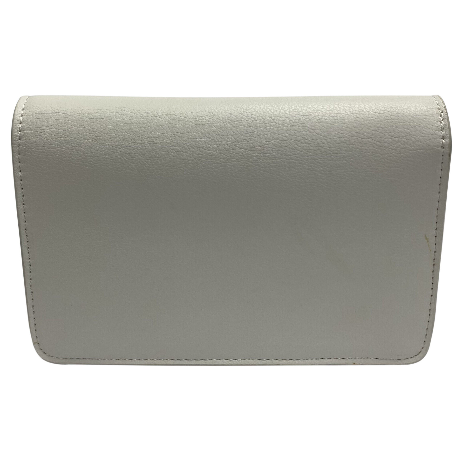 Bolsa Versace Jeans Couro Branco