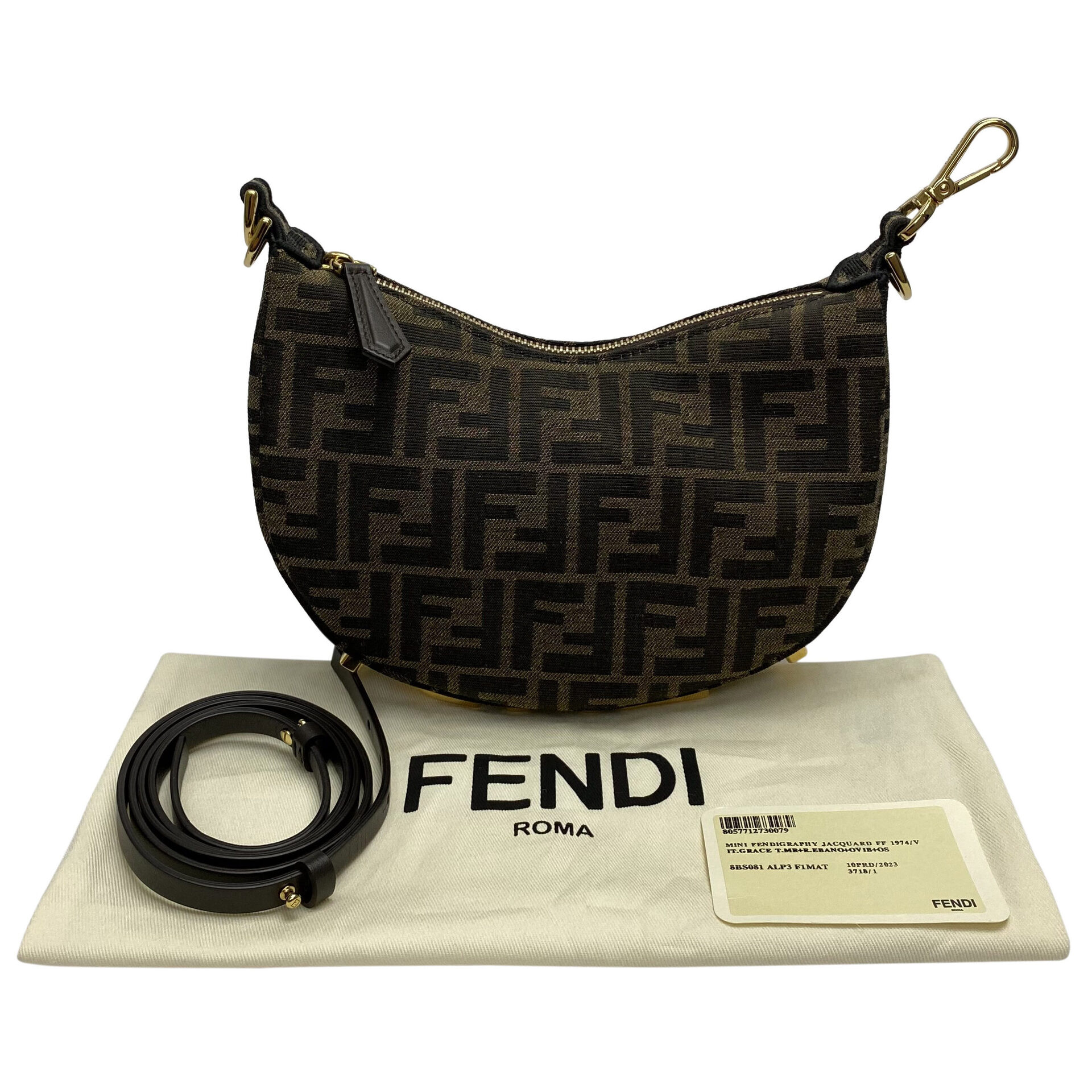 Bolsa Fendi Nano Fendigraphy Monograma