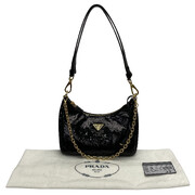 Bolsa Prada Re-Edition 2005 Paetês