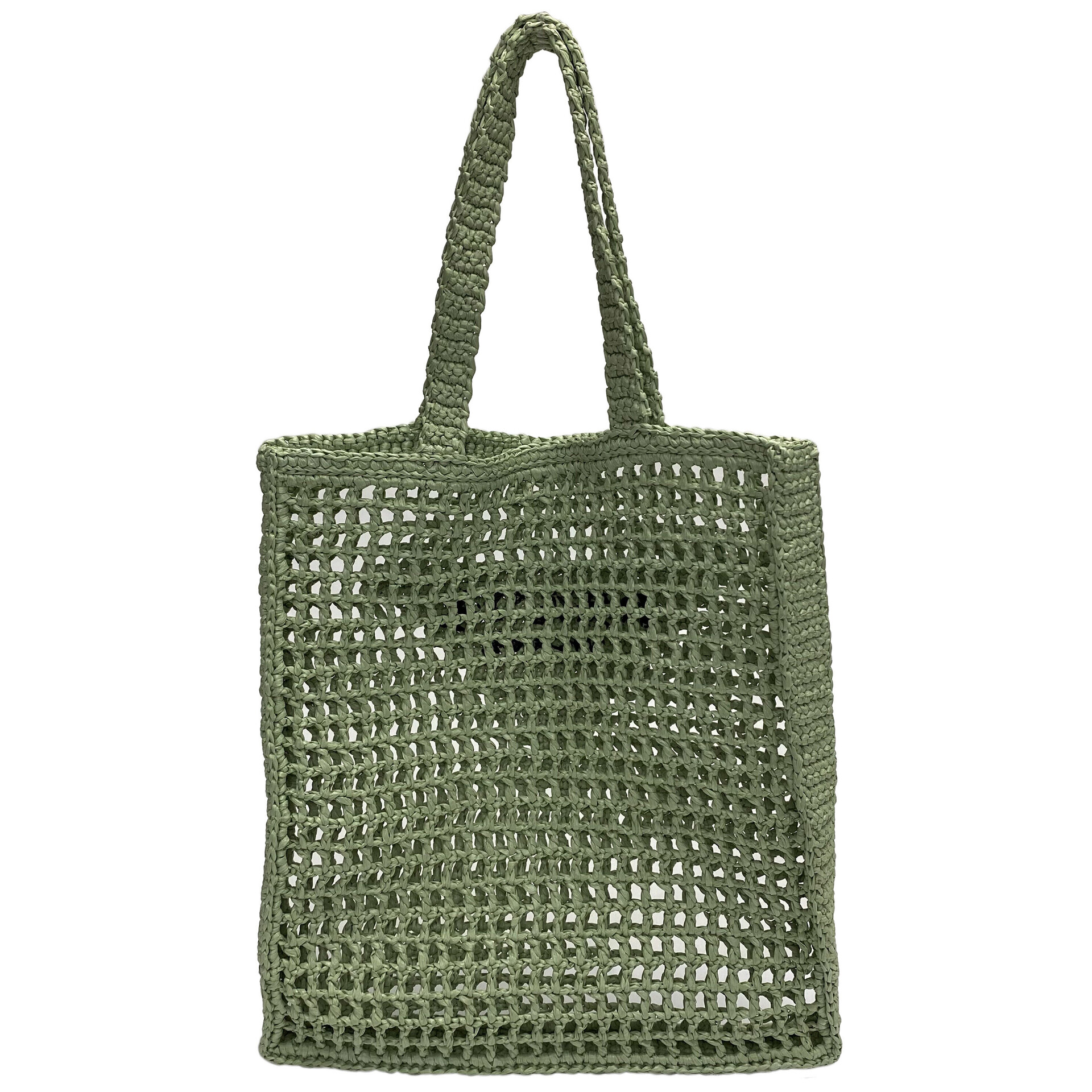 Bolsa Prada Ráfia Tote Verde