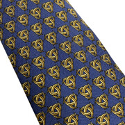 Gravata Hermès Azul e Amarelo