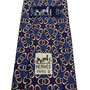 Gravata Hermès Azul e Vinho