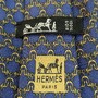 Gravata Hermès Azul e Amarelo