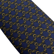 Gravata Hermès Azul e Amarelo