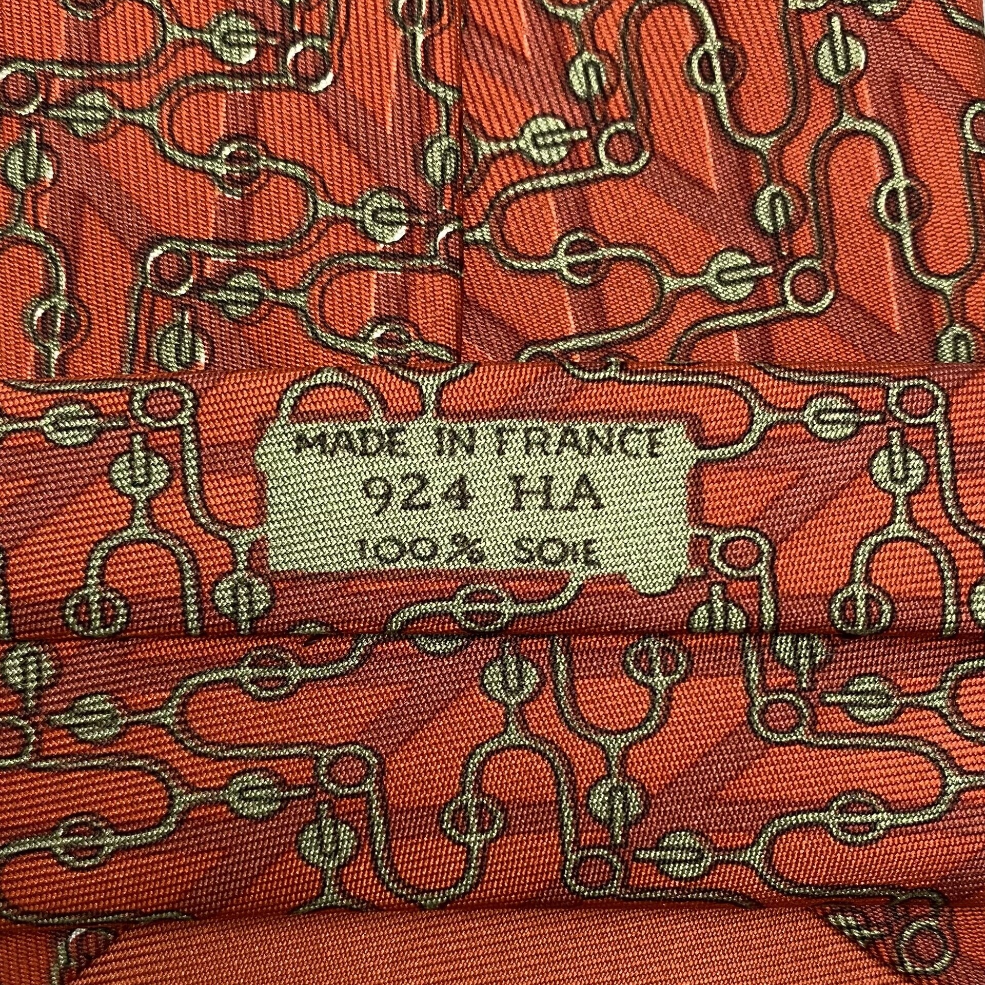 Gravata Hermès Laranja