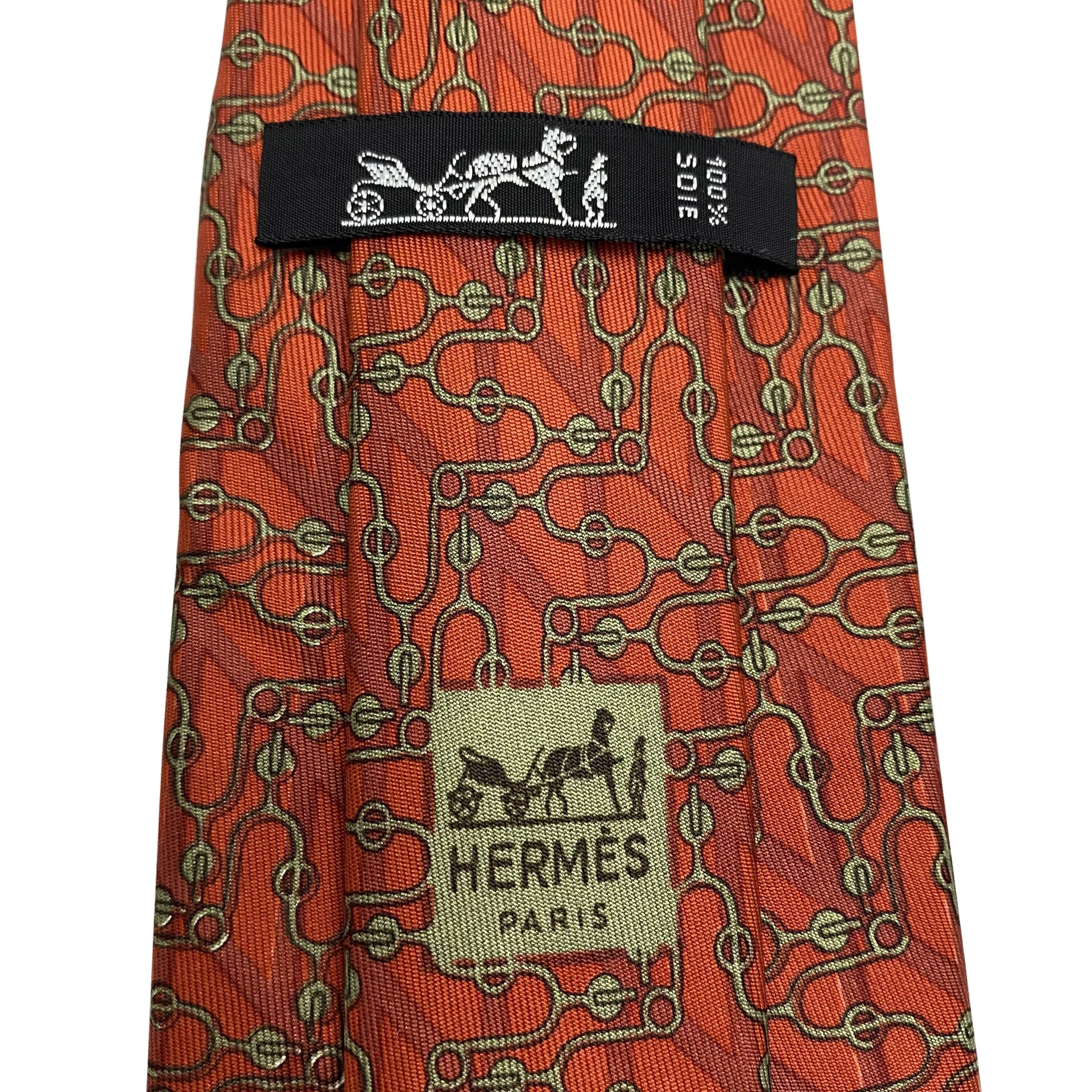 Gravata Hermès Laranja