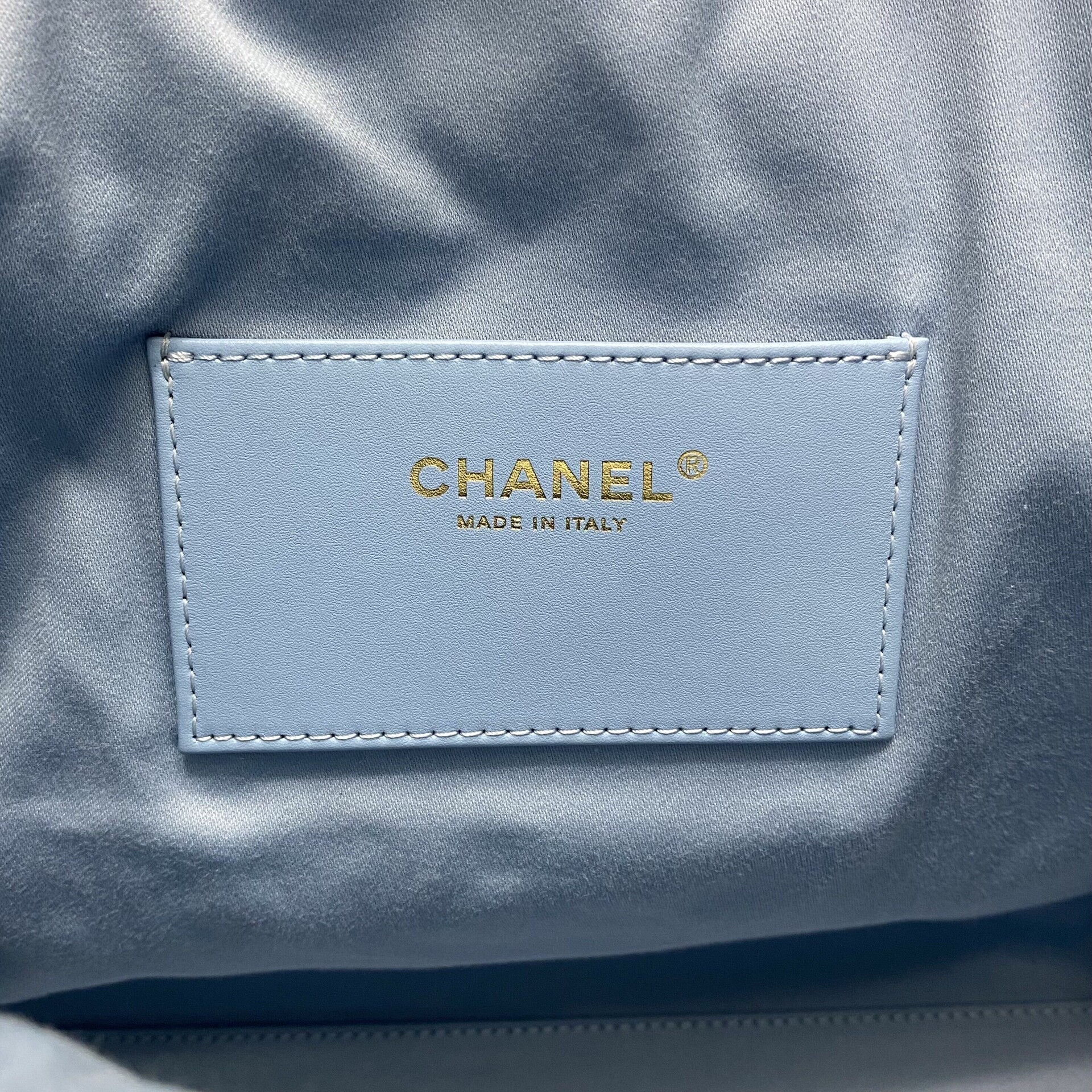 Bolsa Chanel 25 Denim Lavado Média