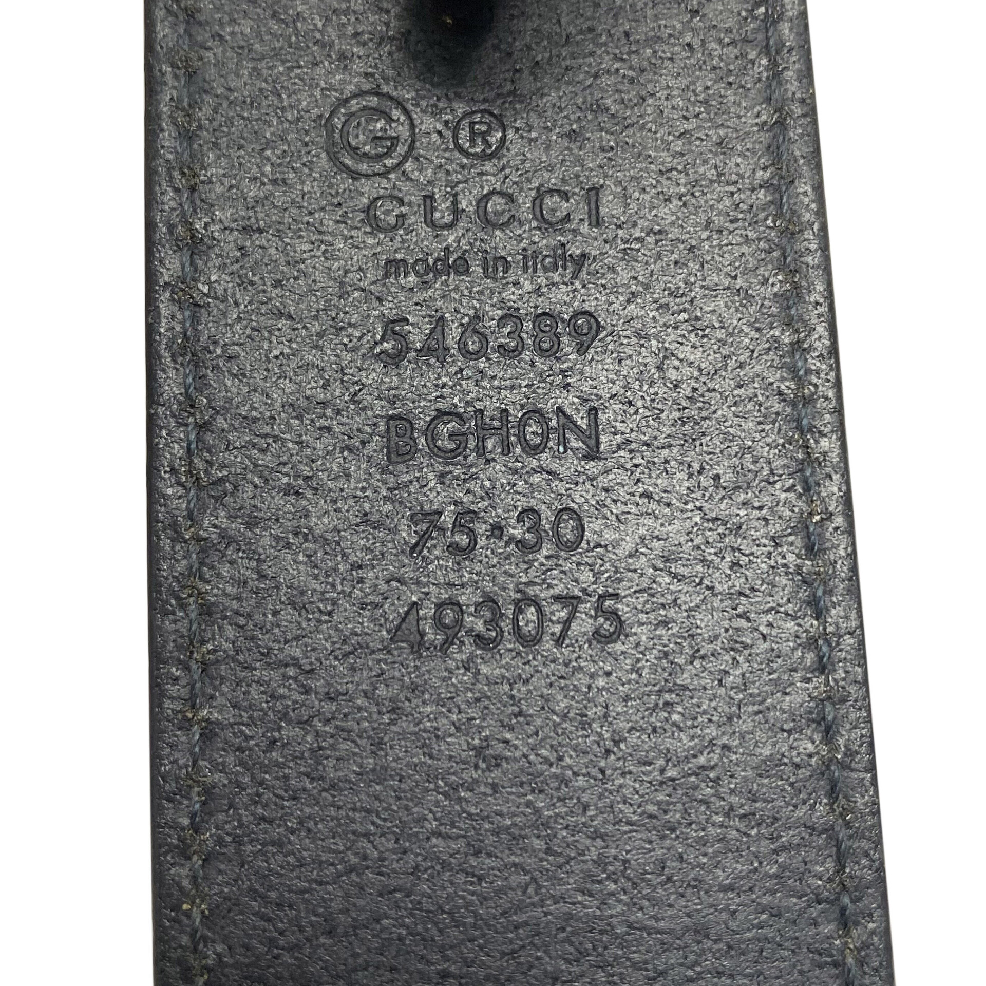 Cinto Gucci GG Preto