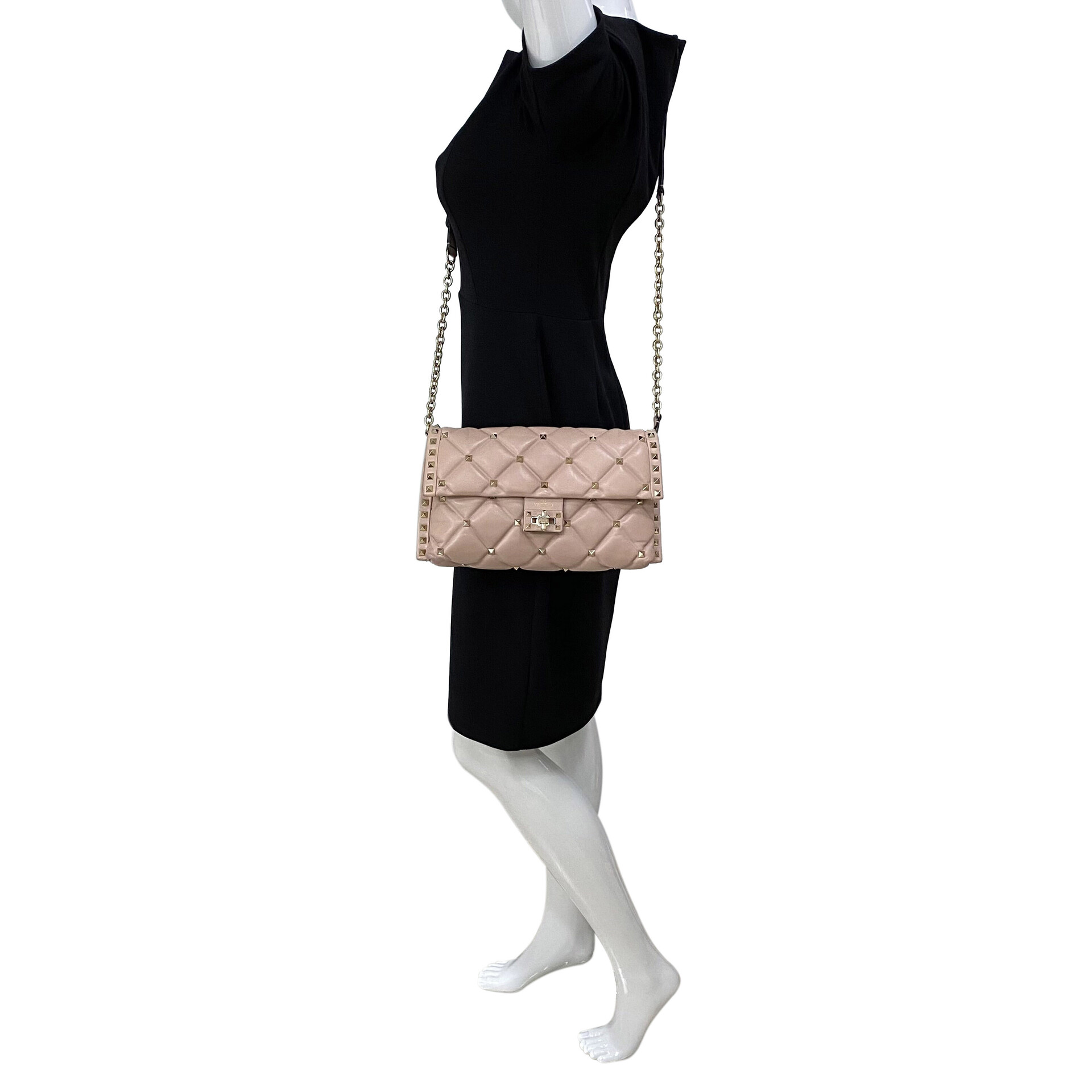 Bolsa Valentino Garavani Rockstud Nude