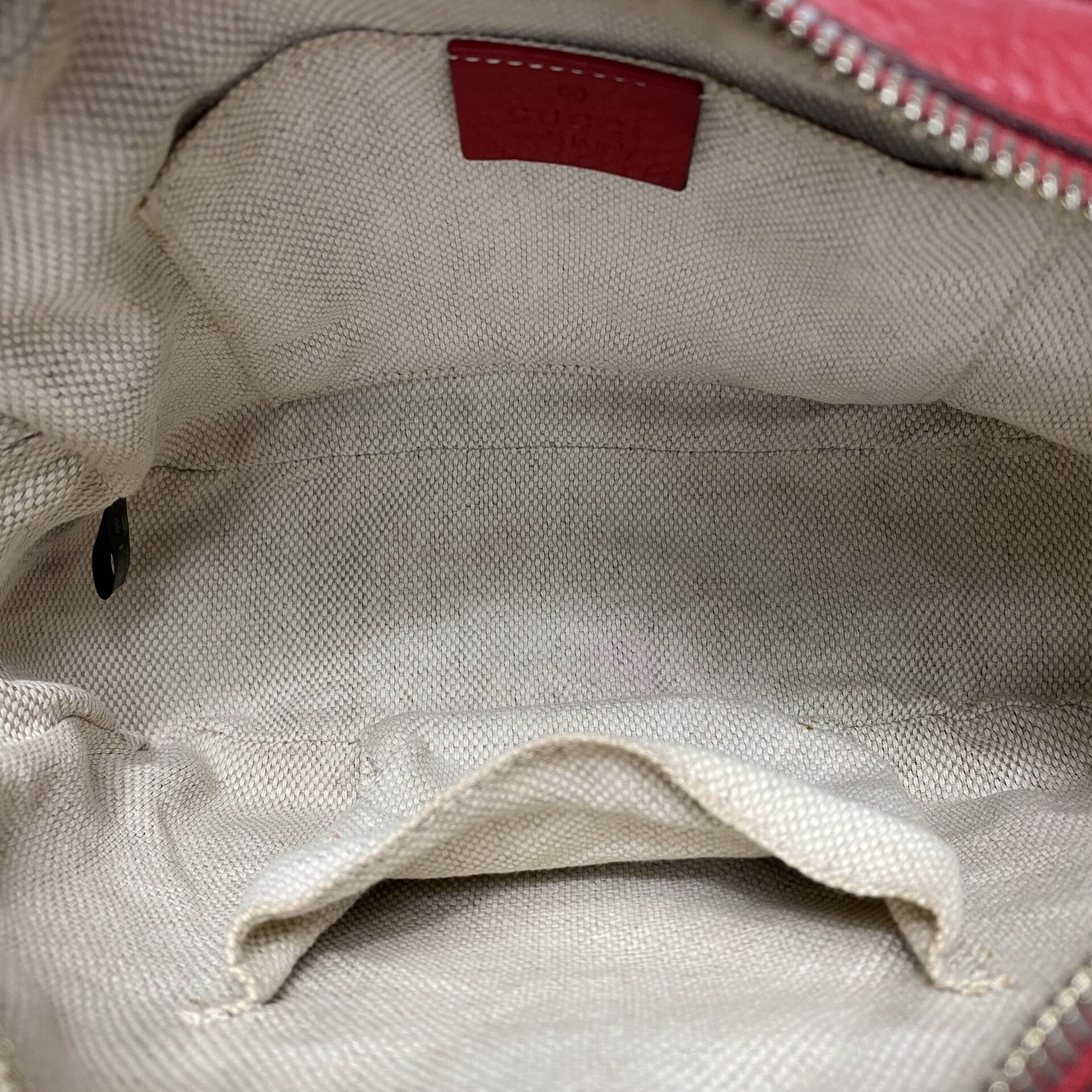 Bolsa Gucci Soho Disco Vermelha