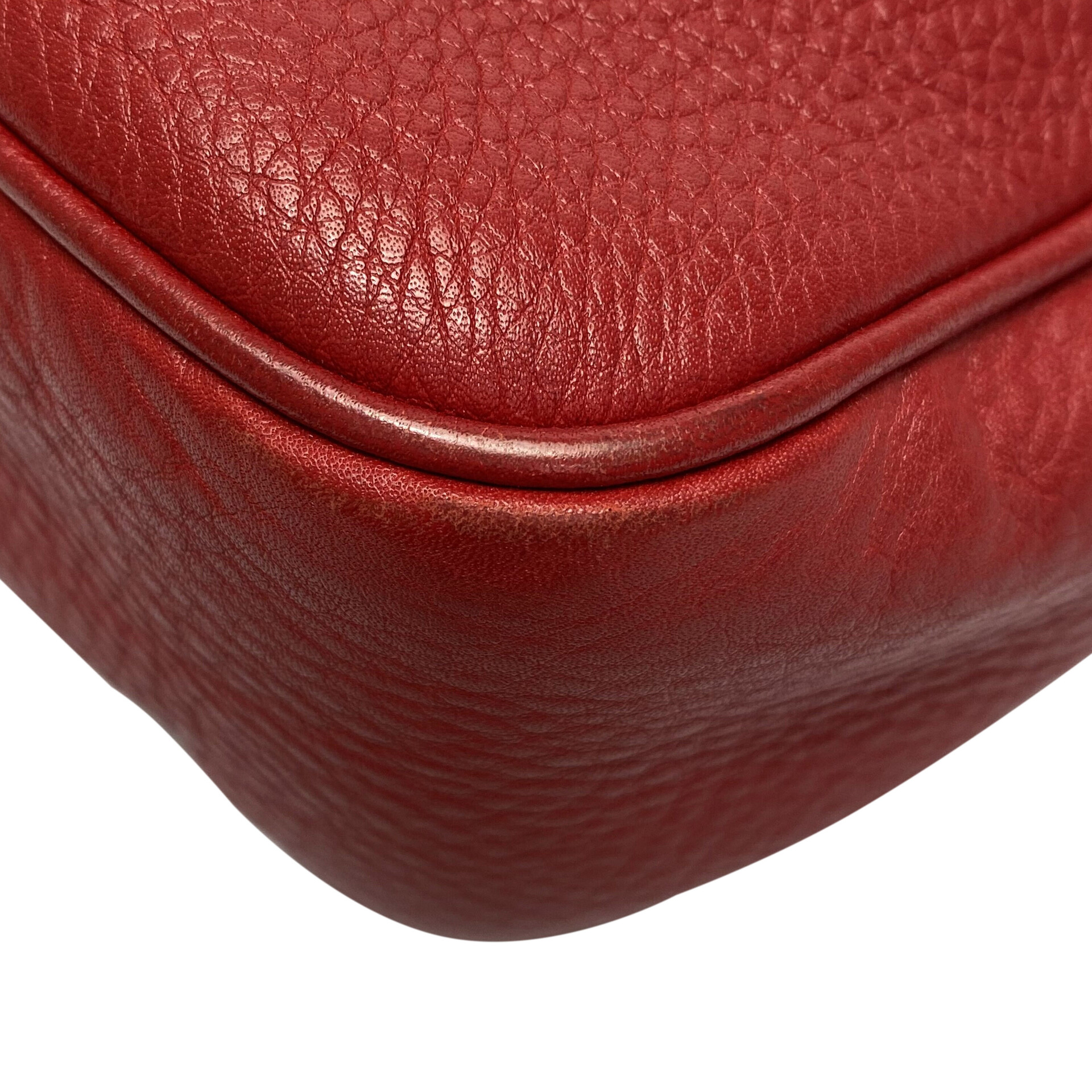 Bolsa Gucci Soho Disco Vermelha