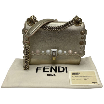 Bolsa Fendi Kan I Dourada