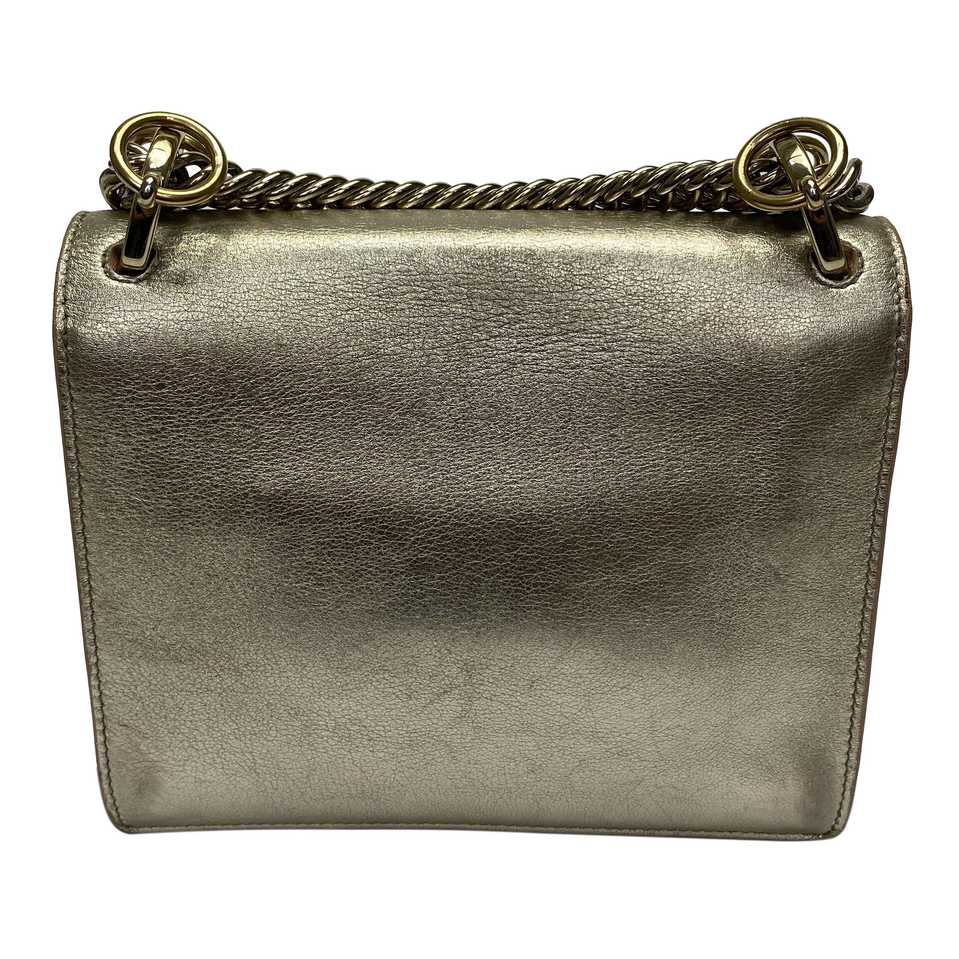 Bolsa Fendi Kan I Dourada
