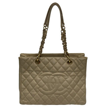 Bolsa Chanel Grand Shopping Tote GST Bege