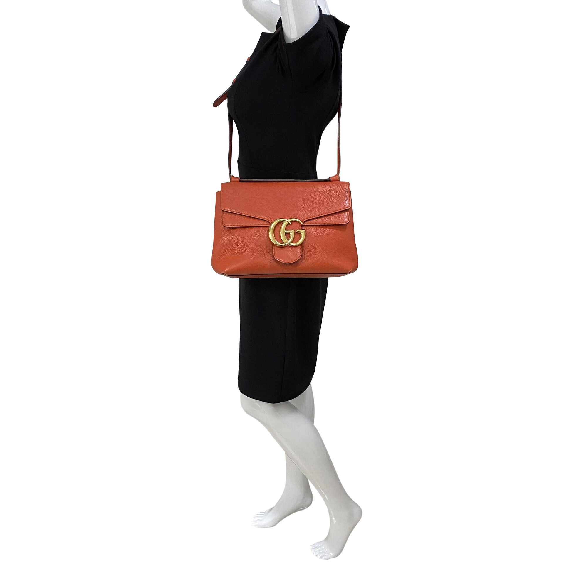 Bolsa Gucci Large GG Marmont Shoulder Bag