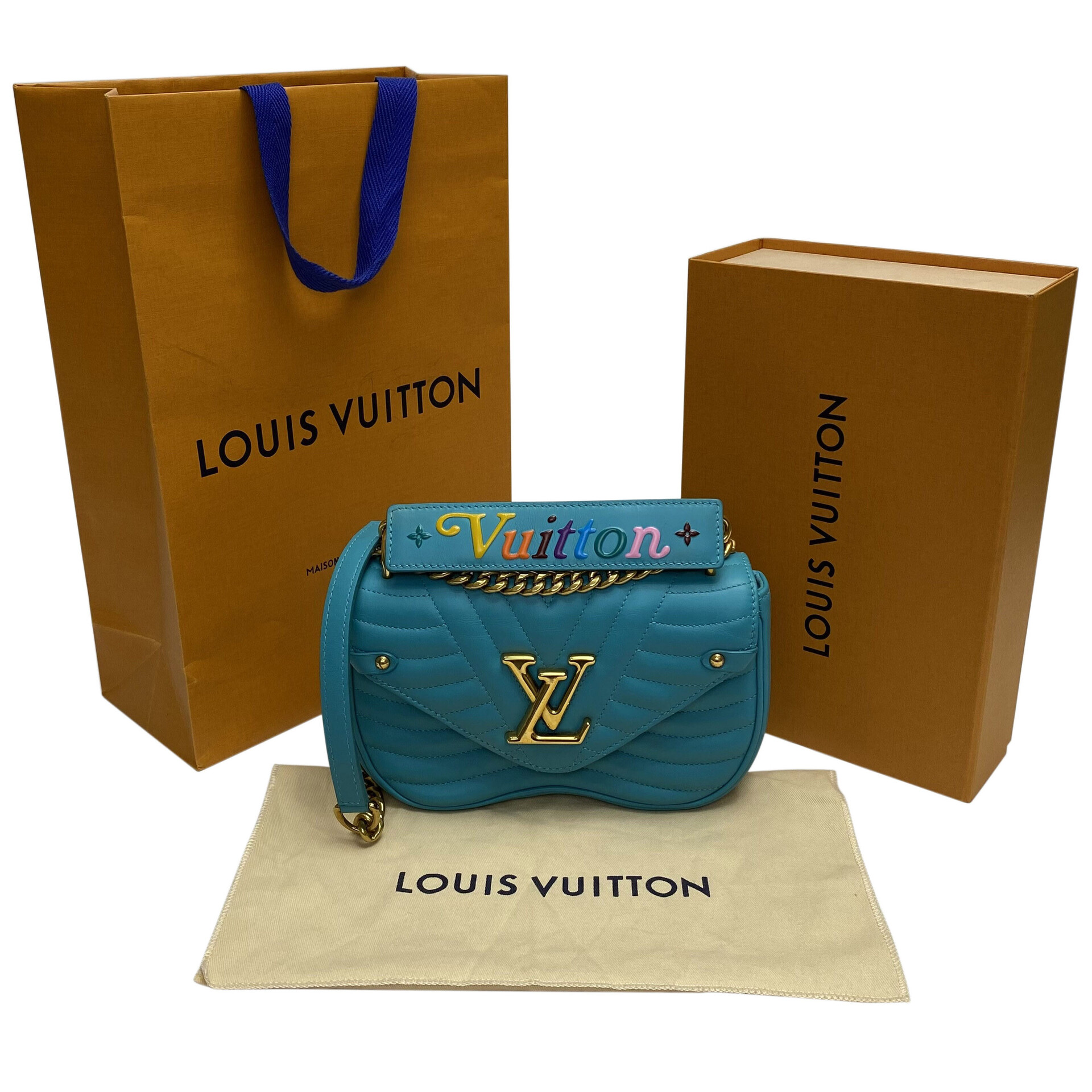 Bolsa Louis Vuitton New Wave Azul