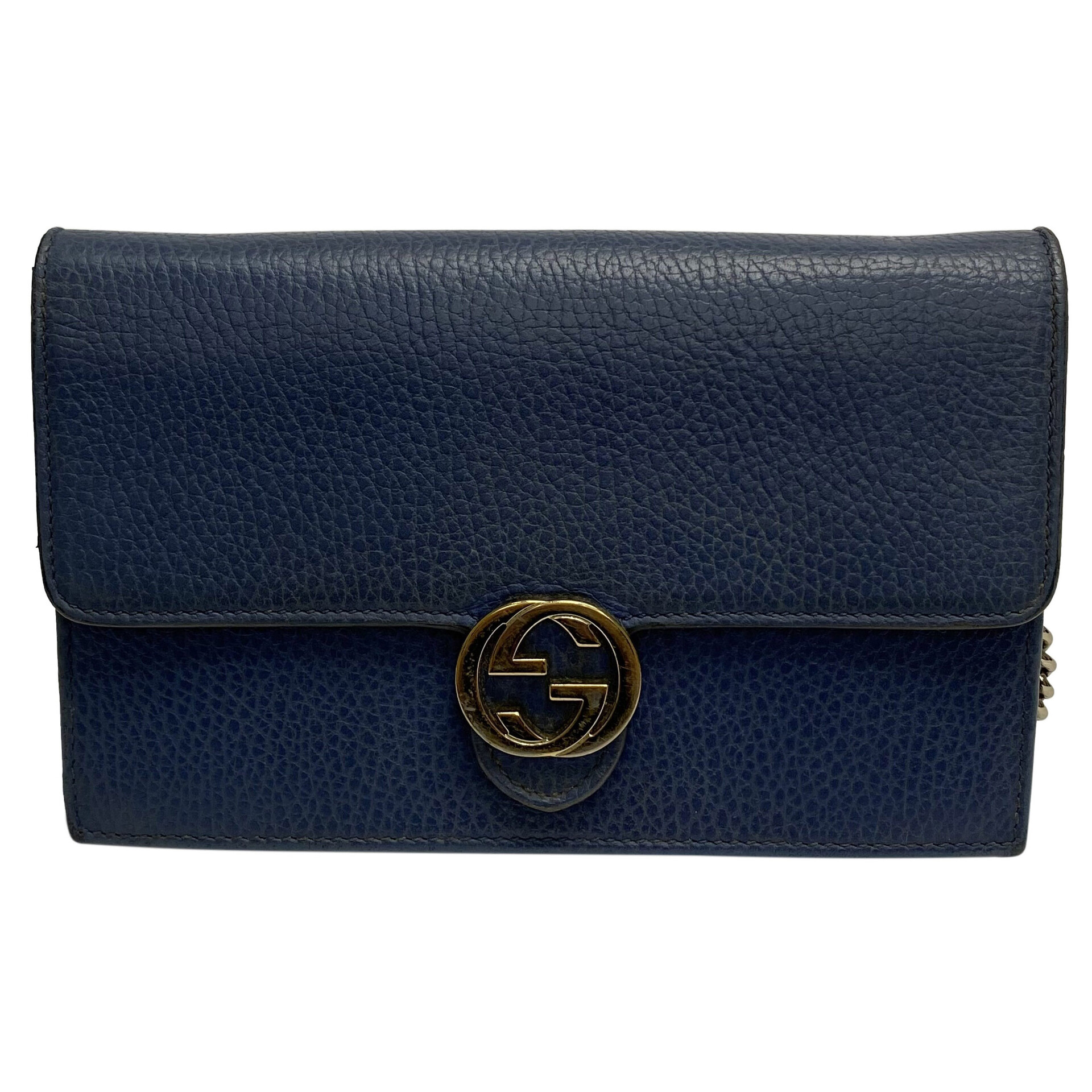 Bolsa Gucci Interlocking G Azul