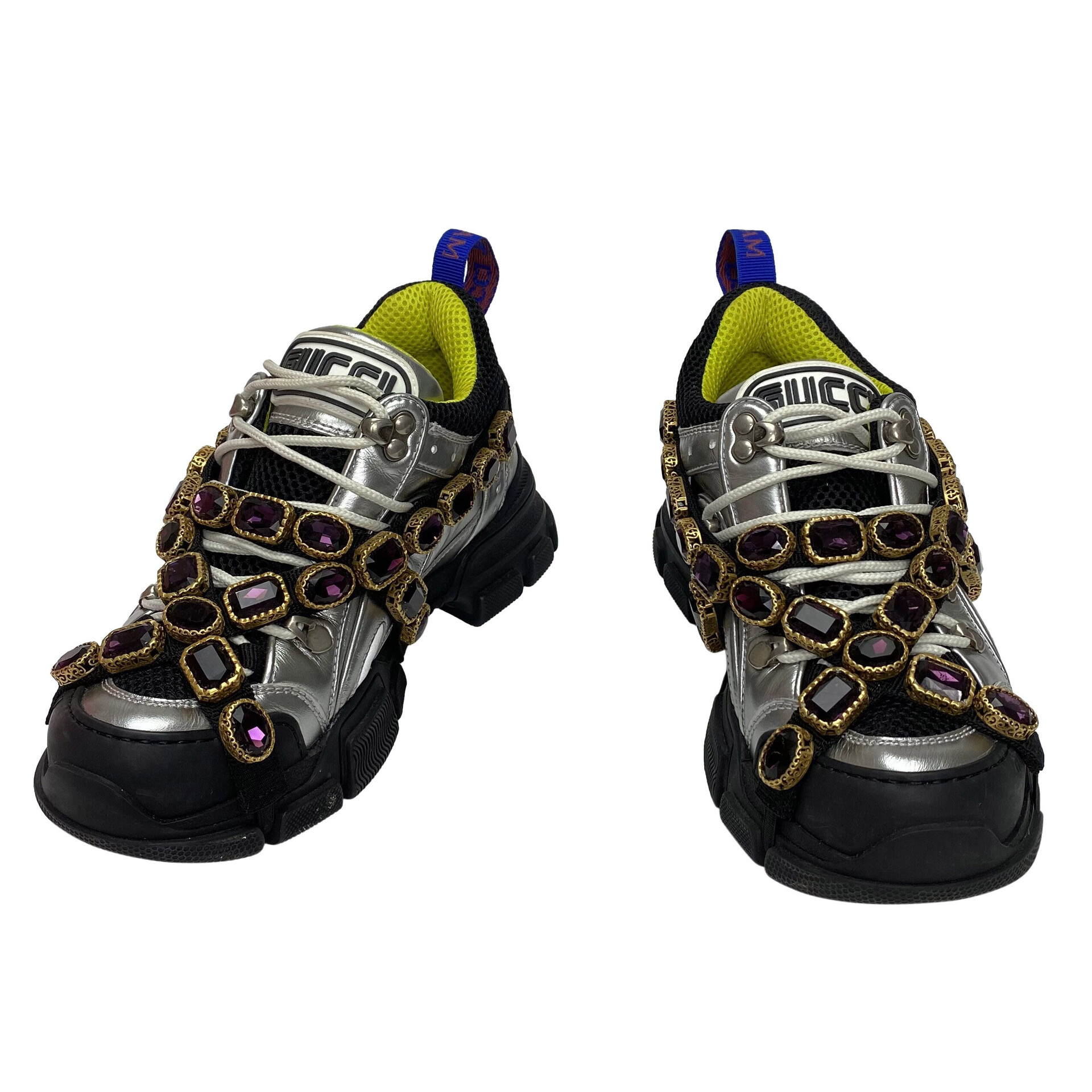 Tênis Gucci Flashtrek Prata