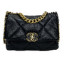 Bolsa Chanel 19 Couro Preto