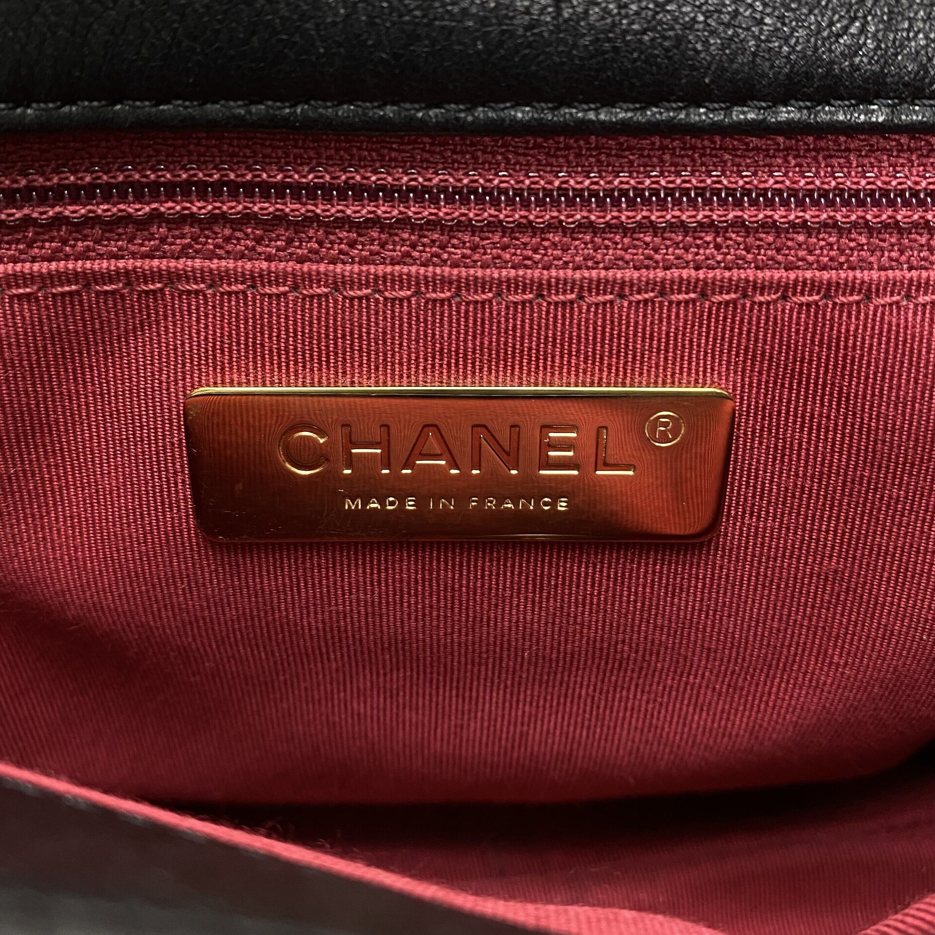 Bolsa Chanel 19 Couro Preto