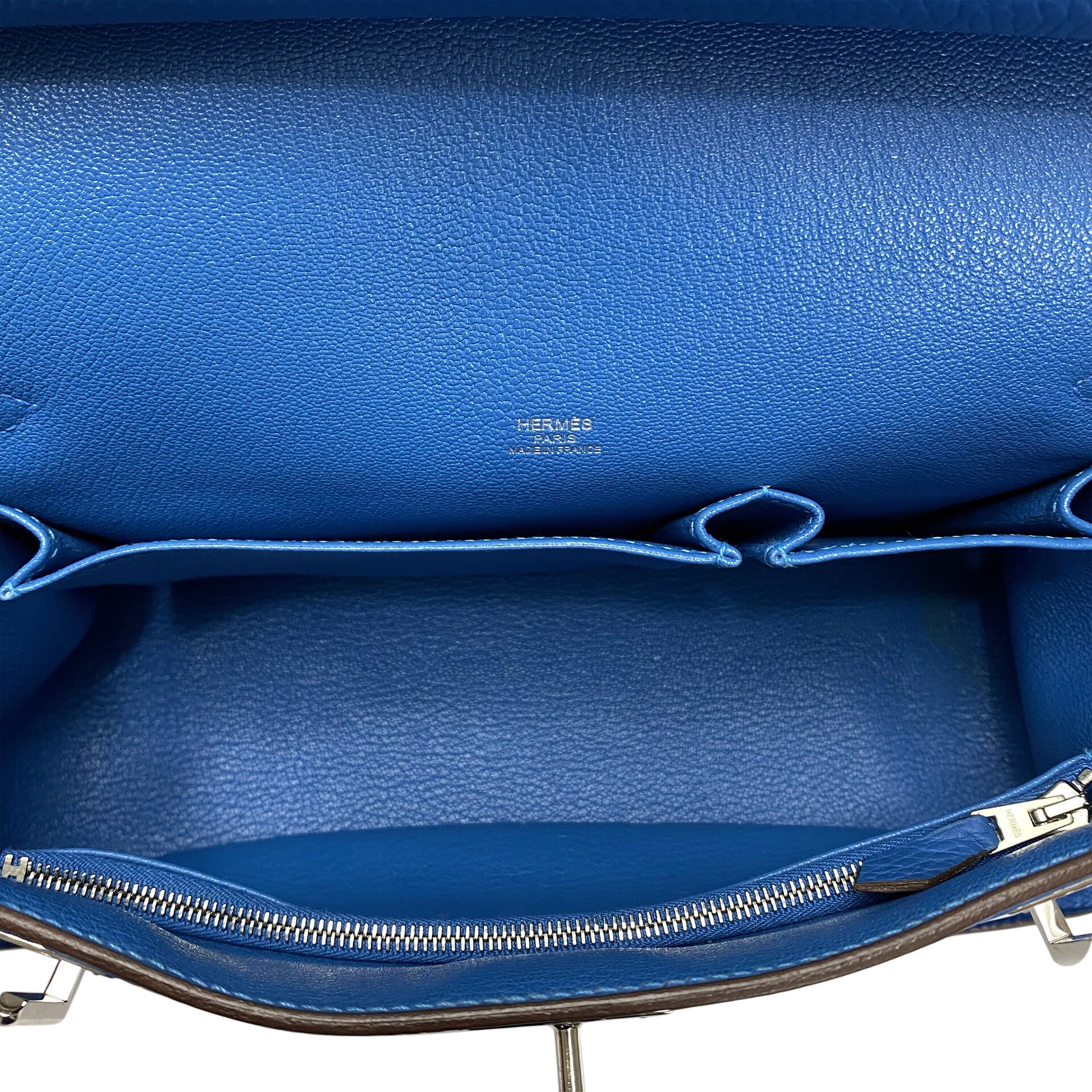 Bolsa Hermès Jypsière 28 Clemence Azul
