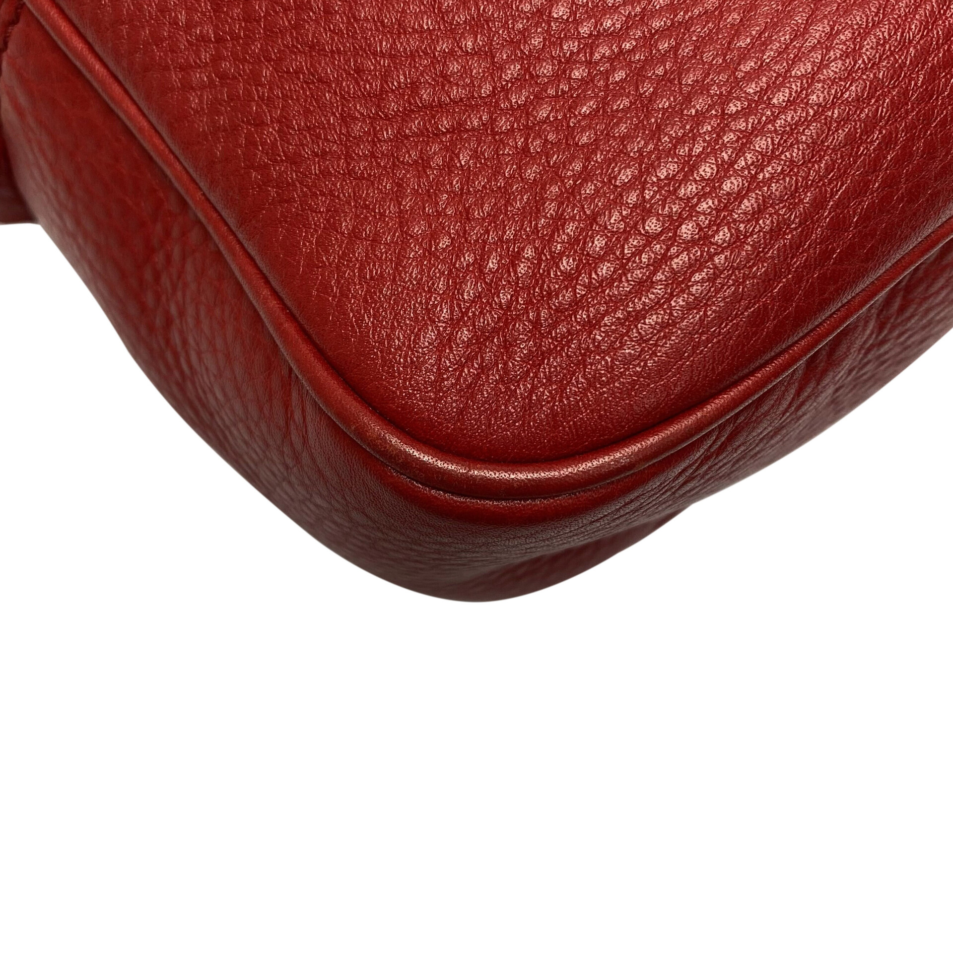 Bolsa Gucci Soho Disco Vermelha