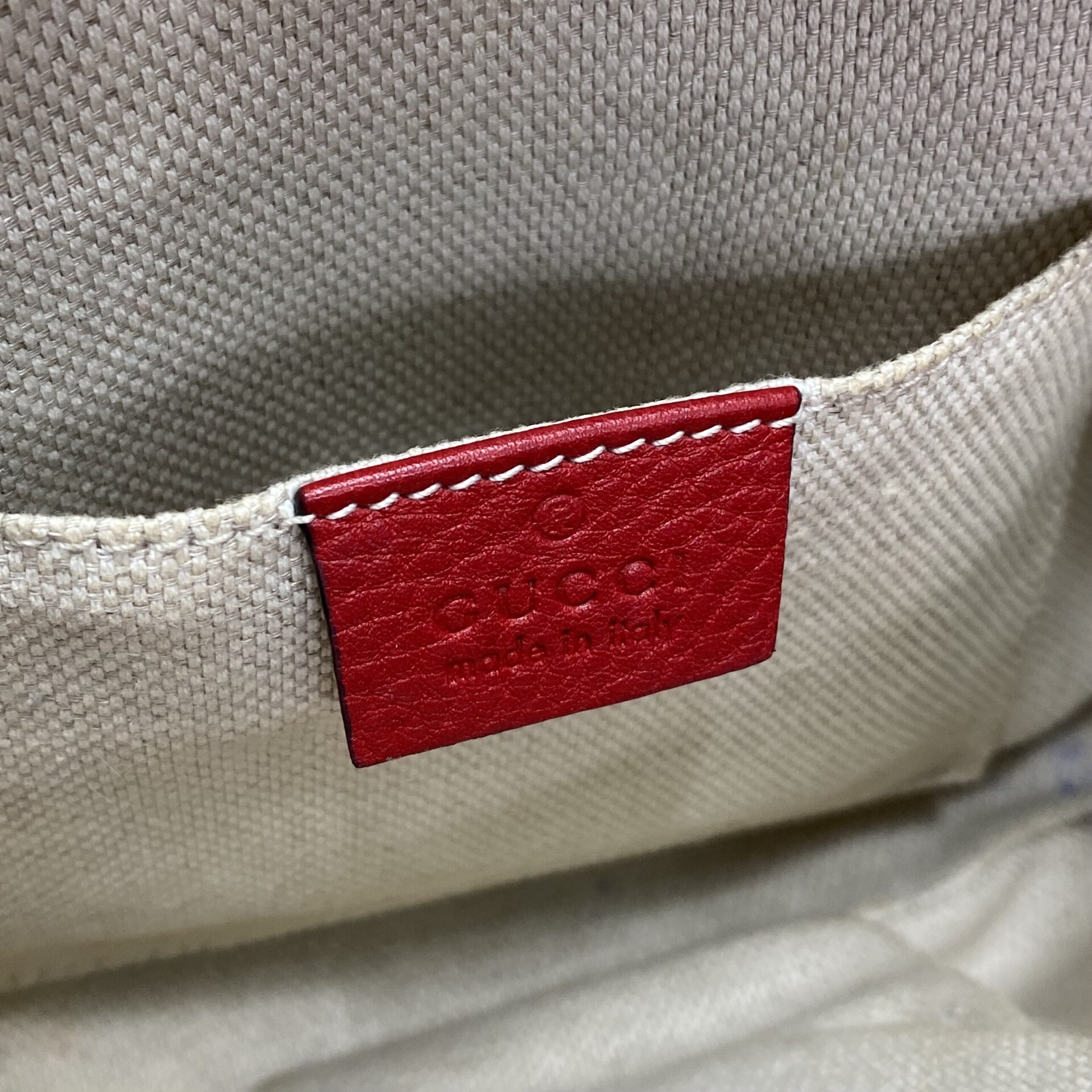 Bolsa Gucci Soho Disco Vermelha