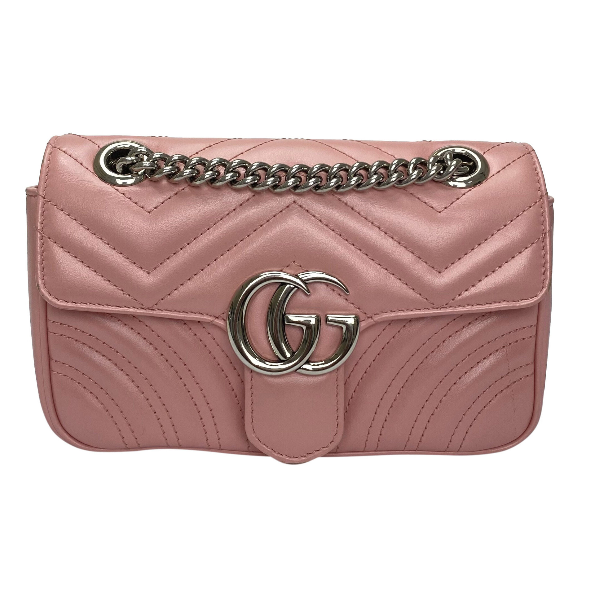 Bolsa Gucci GG Marmont Rosa