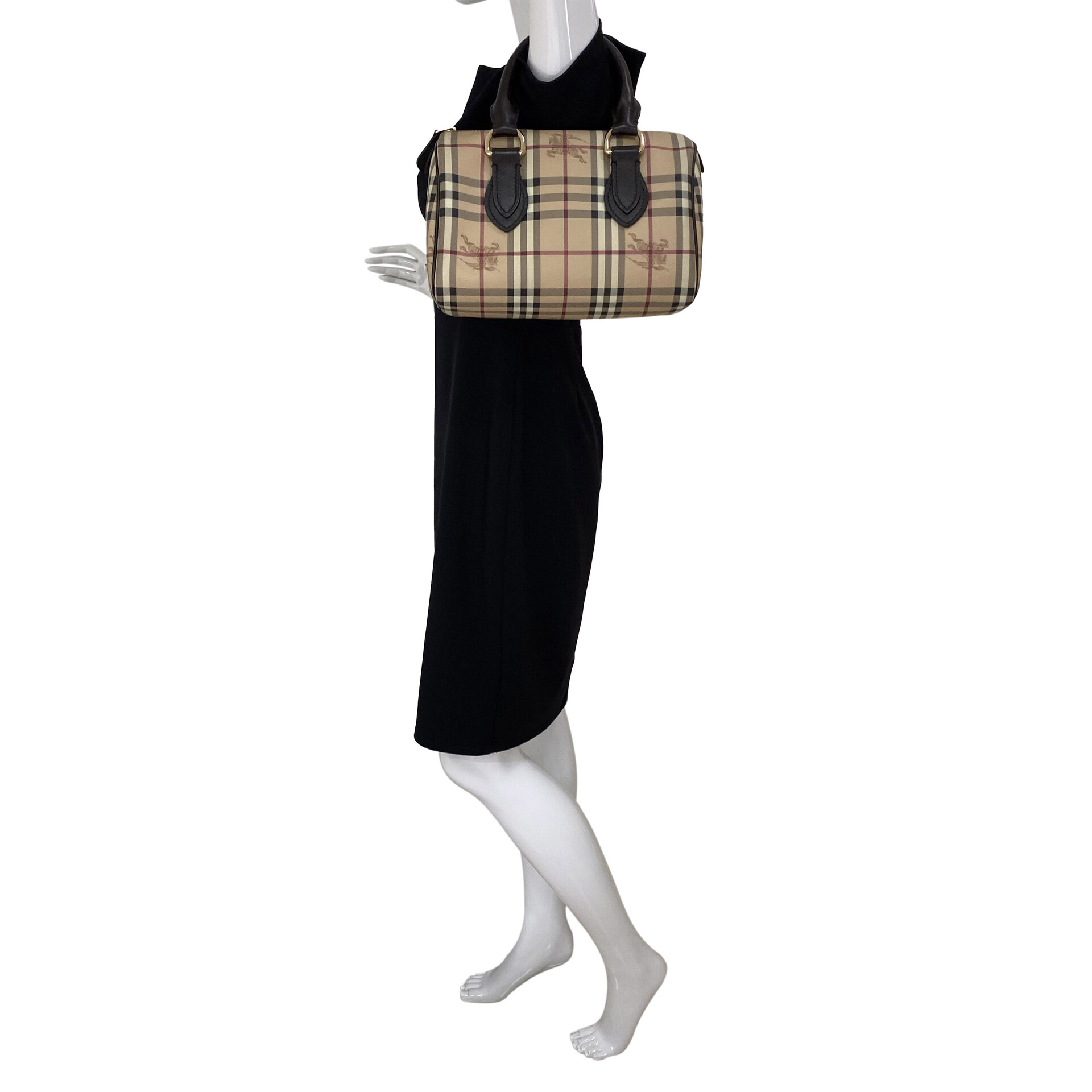 Bolsa Burberry Haymarket Bowlling