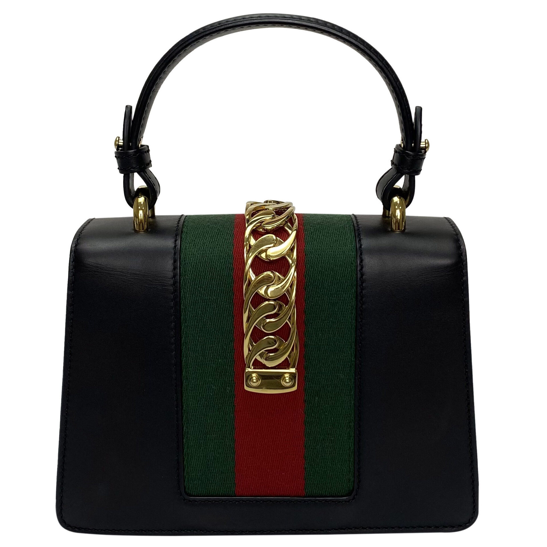 Bolsa Gucci Mini Sylvie Preta