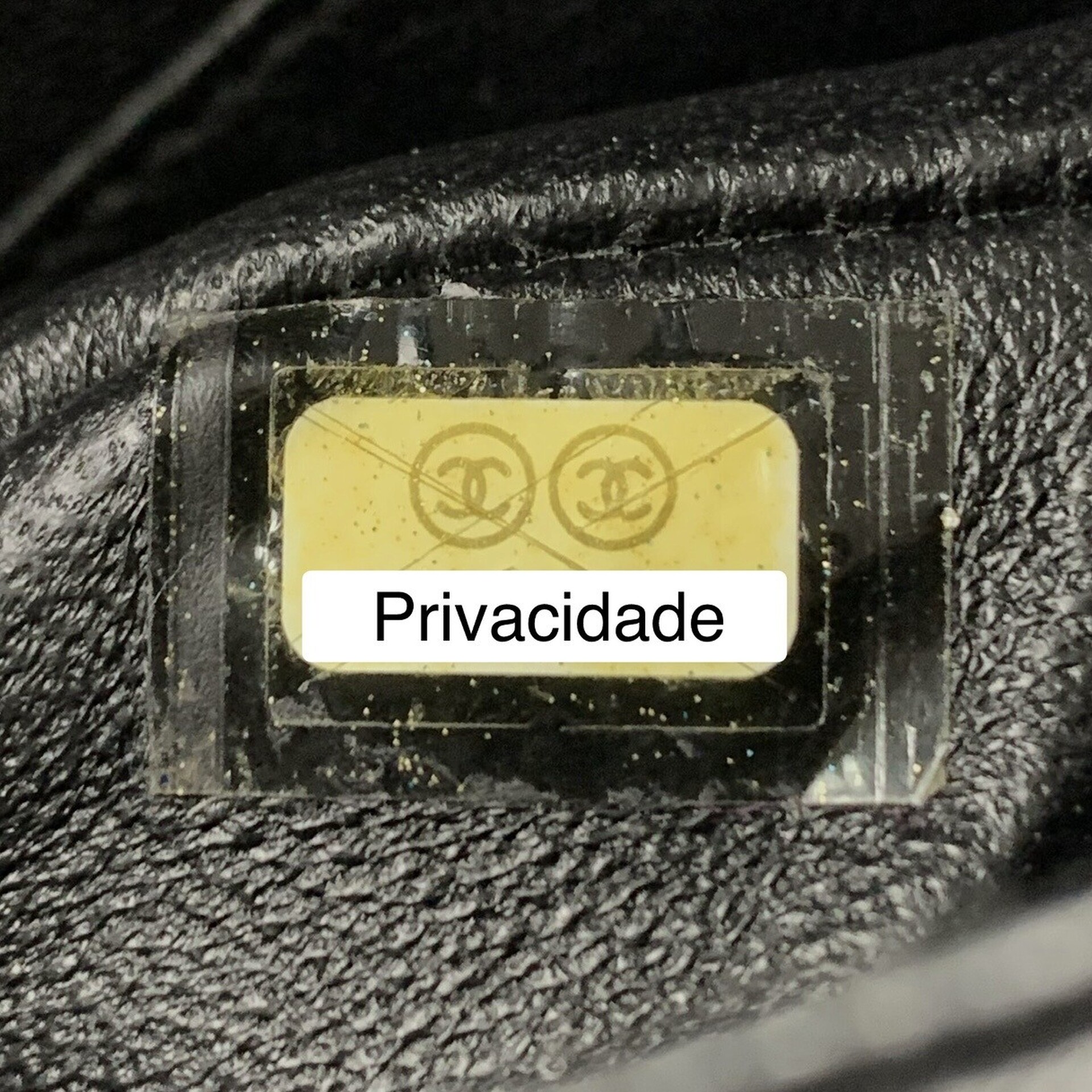 Bolsa Chanel Classic Chevron Preta