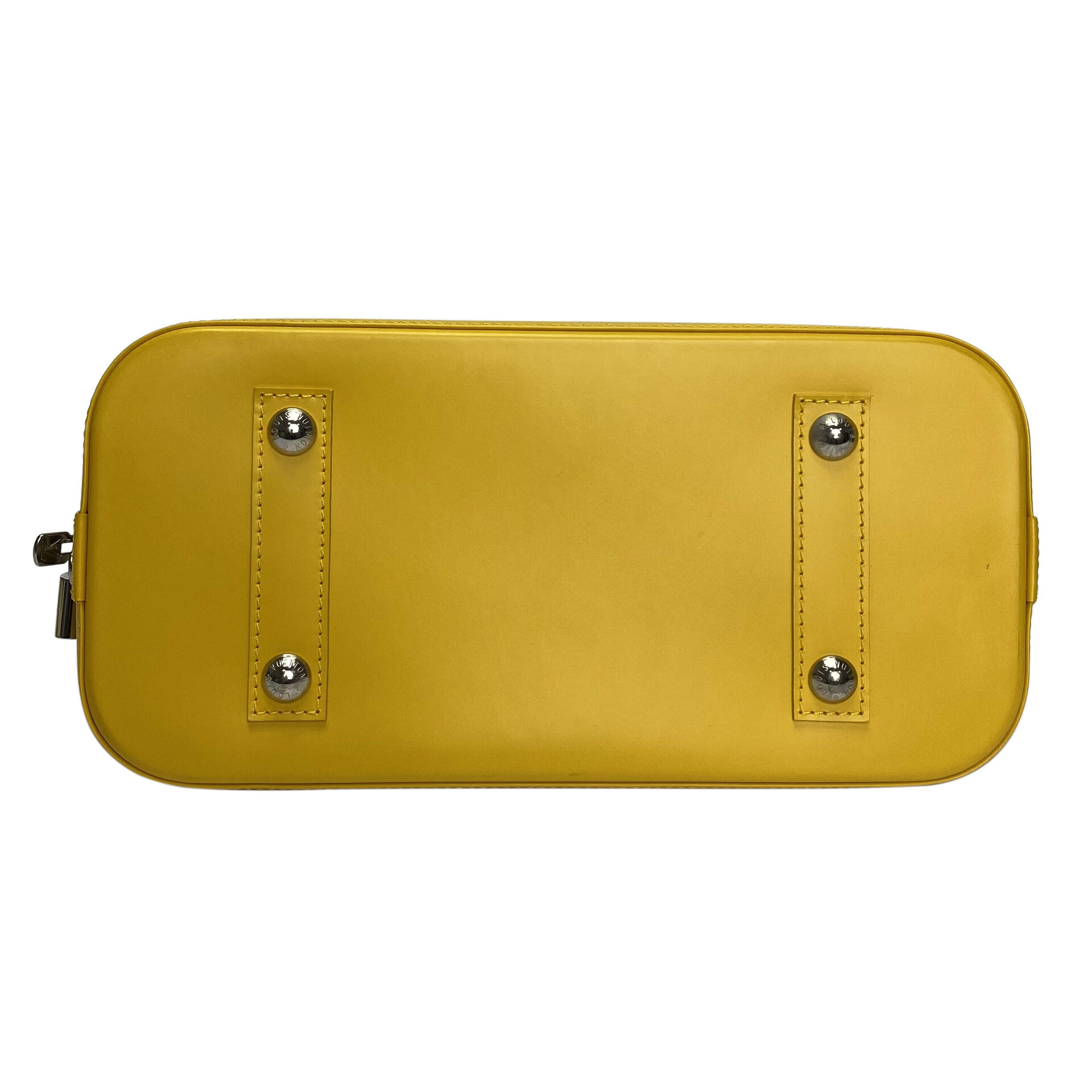 Bolsa Louis Vuitton Alma Couro Epi Amarela