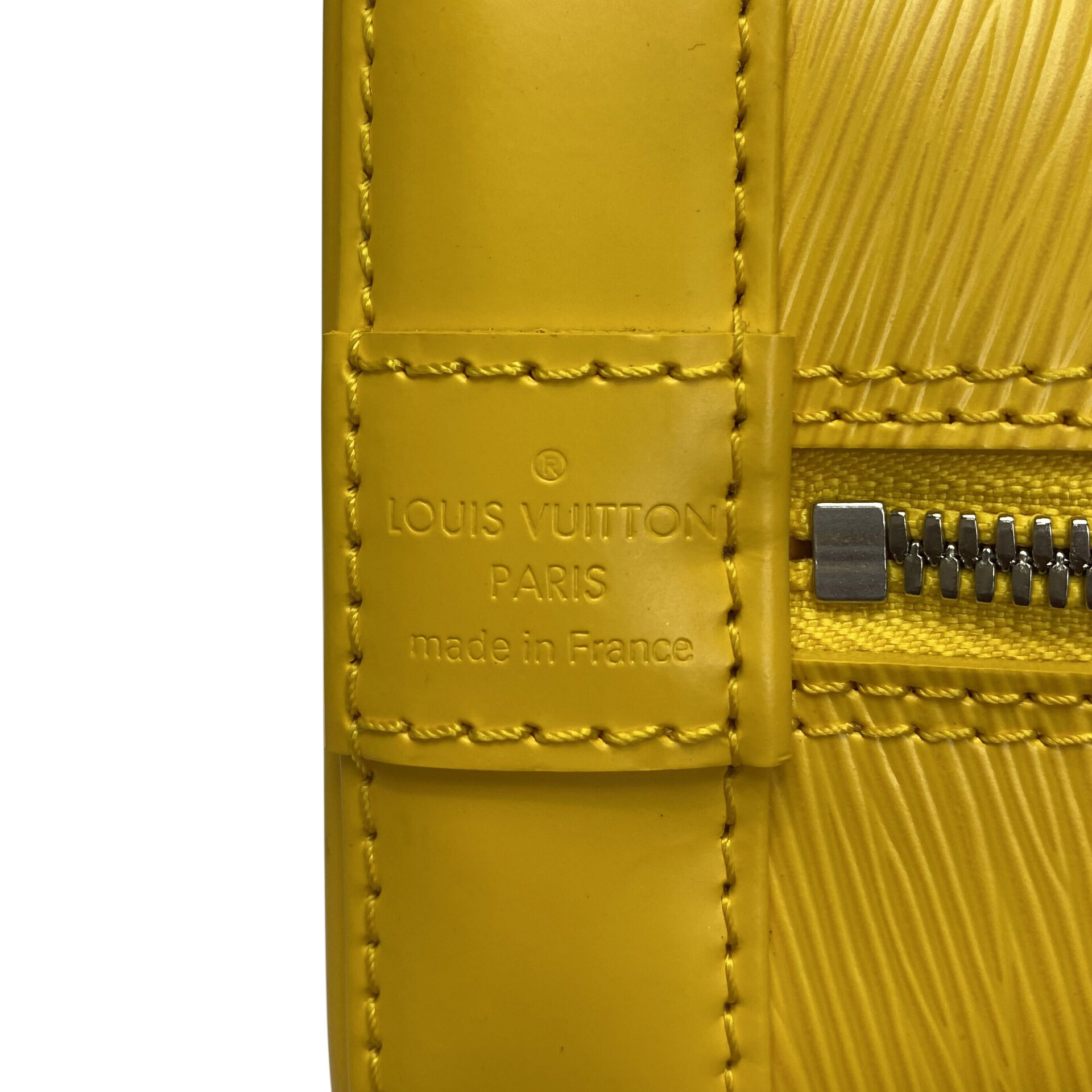 Bolsa Louis Vuitton Alma Couro Epi Amarela