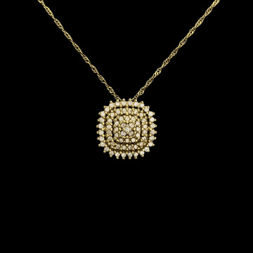 Colar Vivara Especial - Ouro Amarelo com Diamantes