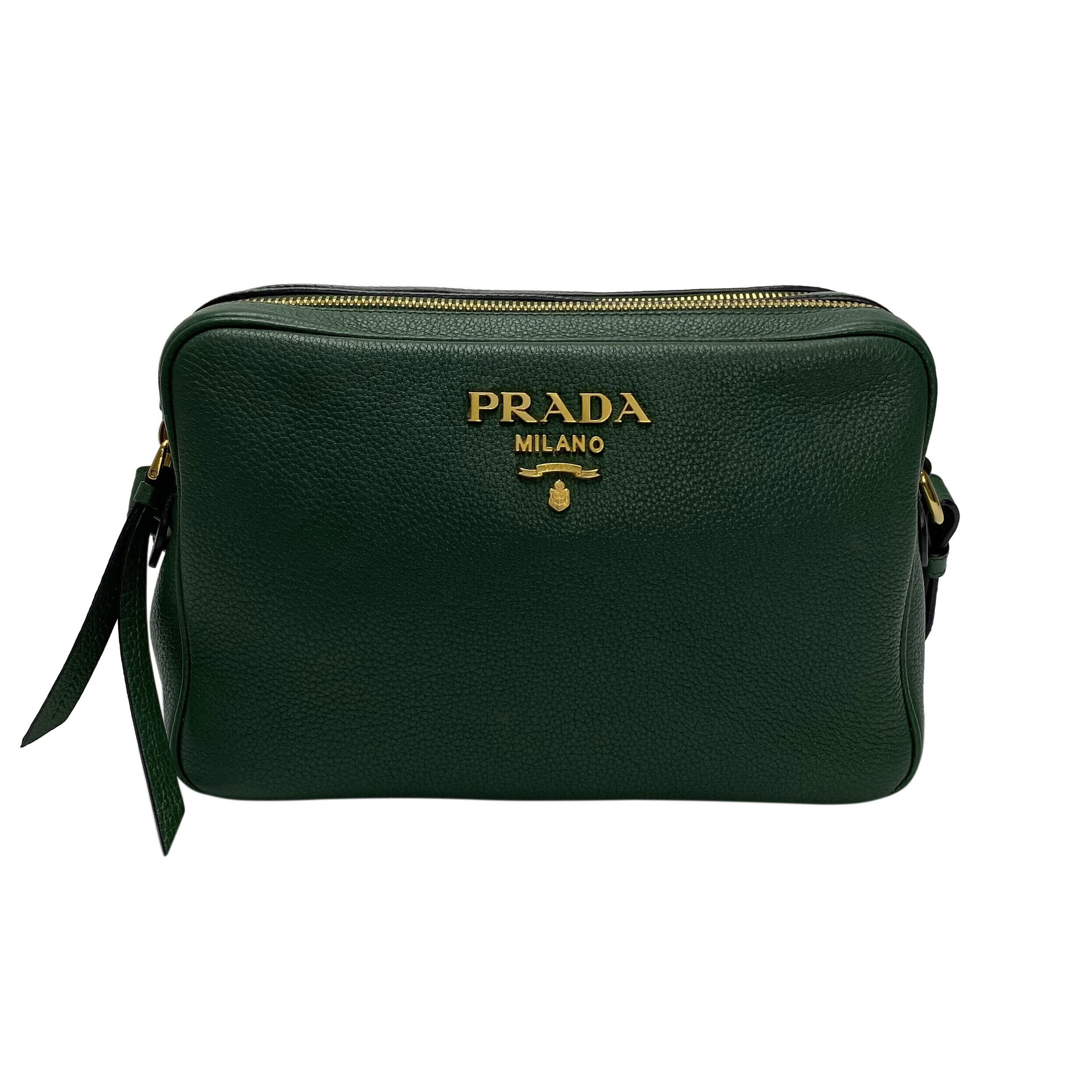 Bolsa Prada Crossbody Couro Verde