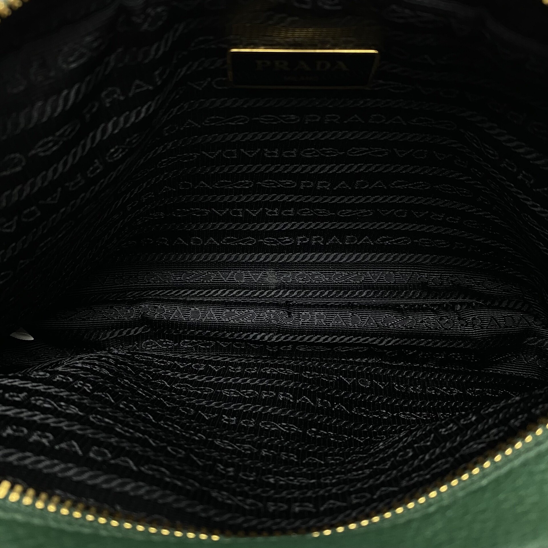 Bolsa Prada Crossbody Couro Verde